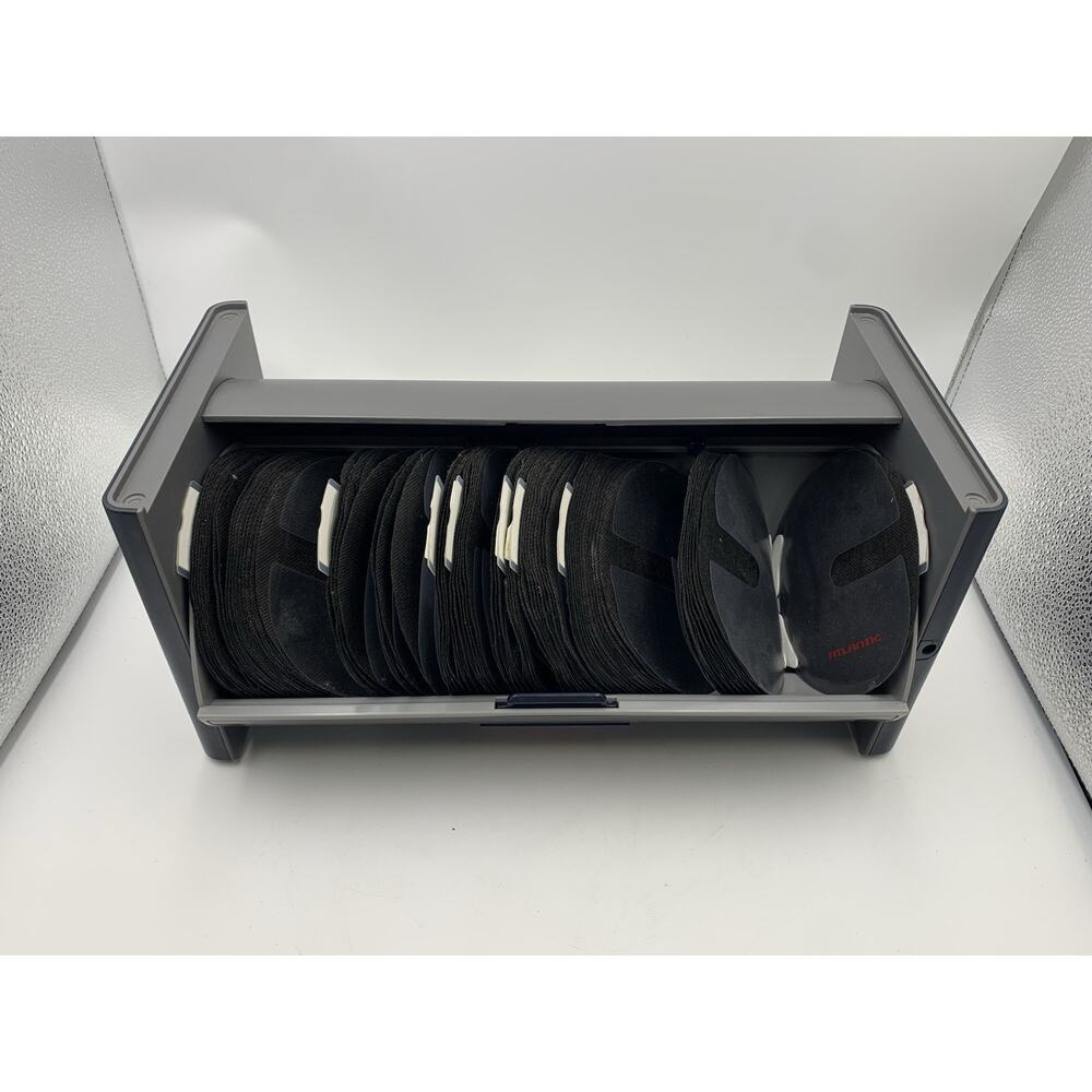 Atlantic Disc Manager 150 CD DVD Blu-ray Holder Storage Drum w/ 75 Sleeves Index